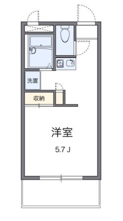 レオパレスコーポテラダの物件間取画像